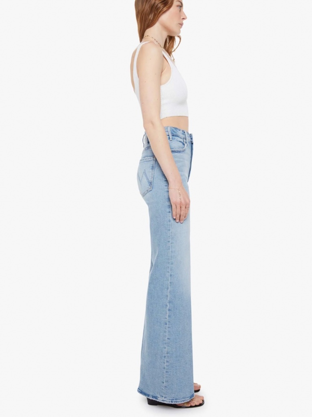 MOTHER The Hustler Roller Sneak Jeans I Confess - Picture 2 of 9